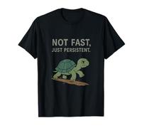 Non veloce solo persistente tartaruga Trail Running Design Maglietta