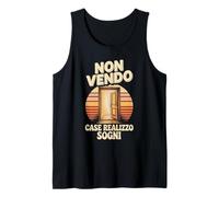 Non Vendo Case Realizzo Sogni Frase Agente Immobiliare Canotta