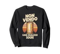 Non Vendo Case Realizzo Sogni Frase Agente Immobiliare Felpa