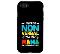 Non verbale autismo consapevolezza mamma puzzle pezzo nastro Custodia per iPhone SE (2020) / 7/8