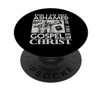Non vergognarsi Vangelo Bibbia Versetto Dio Gesù Regali cristiani PopSockets PopGrip Adesivo