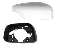 Non Verniciato Esterno Bianco Sinistra Lato Destro Retrovisore Ala Specchio Tappo Di Copertura Telaio Trim Set Custodia Per Volvo XC60 2009-2013(Bianca,RH)