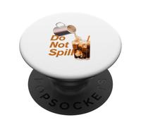 non versare il tè al caffè o il matcha PopSockets PopGrip Adesivo