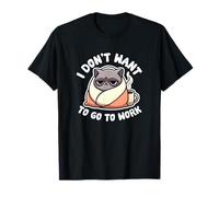 Non Voglio Andare al Lavoro Maglietta