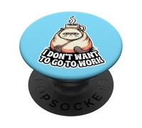 Non voglio andare al lavoro PopSockets PopGrip Adesivo