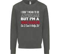 Non Voglio Dire Che Sono Un Batterista Che Suona La Batteria Felpa Per Bambini