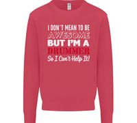 Non Voglio Dire Che Sono Un Batterista Che Suona La Batteria Felpa Per Bambini