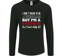 Non Voglio Dire Che Sono Un Nuotatore Maglietta A Maniche Lunghe Uomo
