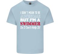 Non Voglio Dire Che Sono Un Nuotatore Maglietta Per Bambini Ragazzi E Ragazze
