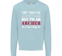 Non Voglio Essere Ma Sono Un Arciere Felpa Per Bambini Ragazzi E Ragazze