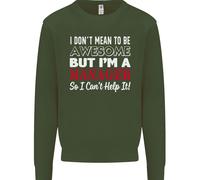 Non Voglio Essere Ma Sono Un Manager Rugby Uomo Felpa Maglione
