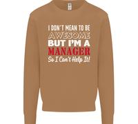 Non Voglio Essere Ma Sono Un Manager Rugby Uomo Felpa Maglione