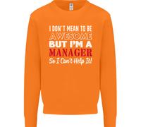 Non Voglio Essere Ma Sono Un Manager Rugby Uomo Felpa Maglione