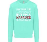 Non Voglio Essere Ma Sono Un Manager Rugby Uomo Felpa Maglione
