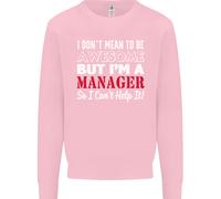 Non Voglio Essere Ma Sono Un Manager Rugby Uomo Felpa Maglione