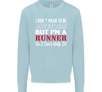 Non Voglio Essere Ma Sono Un Runner Felpa Per Bambini