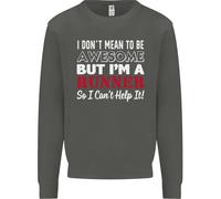 Non Voglio Essere Ma Sono Un Runner Felpa Per Bambini