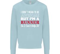 Non Voglio Essere Ma Sono Un Runner Felpa Per Bambini