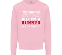 Non Voglio Essere Ma Sono Un Runner Felpa Per Bambini