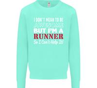 Non Voglio Essere Ma Sono Un Runner Felpa Per Bambini