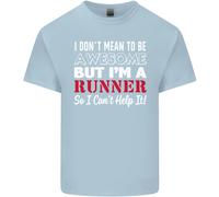 Non Voglio Essere Ma Sono Un Runner Maglietta Per Bambini Ragazzi E Ragazze
