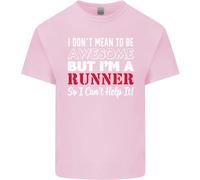 Non Voglio Essere Ma Sono Un Runner Maglietta Per Bambini Ragazzi E Ragazze