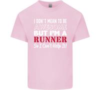 Non Voglio Essere Ma Sono Un Runner Maglietta Per Bambini Ragazzi E Ragazze