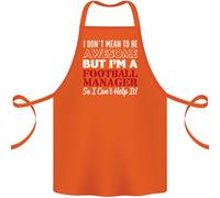 Non Voglio Essere Un Calciatore Manager Grembiule In Cotone 100% Biologico