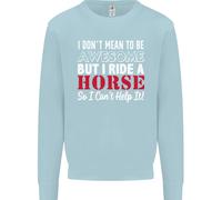 Non Voglio Essere Un Cavallo Da Equitazione Felpa Per Bambini