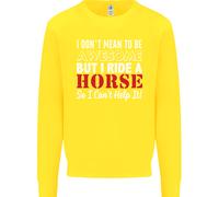 Non Voglio Essere Un Cavallo Da Equitazione Felpa Per Bambini