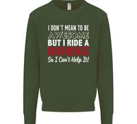 Non Voglio Essere Un Cavallo Da Equitazione Felpa Per Bambini