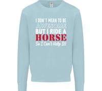 Non Voglio Essere Un Cavallo Da Equitazione Felpa Per Bambini