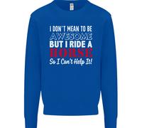 Non Voglio Essere Un Cavallo Da Equitazione Felpa Per Bambini