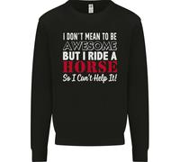 Non Voglio Essere Un Cavallo Da Equitazione Felpa Per Bambini