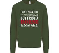 Non Voglio Essere Un Cavallo Da Equitazione Felpa Per Bambini