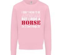 Non Voglio Essere Un Cavallo Da Equitazione Felpa Per Bambini