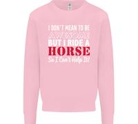 Non Voglio Essere Un Cavallo Da Equitazione Felpa Per Bambini