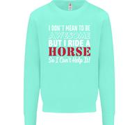 Non Voglio Essere Un Cavallo Da Equitazione Felpa Per Bambini