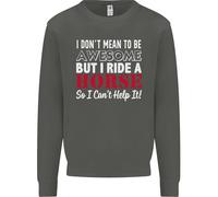 Non Voglio Essere Un Cavallo Da Equitazione Felpa Per Bambini