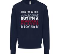 Non Voglio Essere Un Giocatore Di Basket Felpa Per Bambini