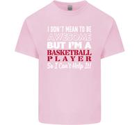 Non Voglio Essere Un Giocatore Di Basket Maglietta Per Bambini Ragazzi E Ragazze