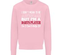 Non Voglio Essere Un Giocatore Di Freccette Uomo Felpa Maglione