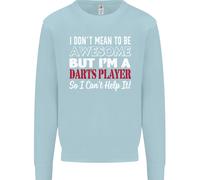 Non Voglio Essere Un Giocatore Di Freccette Uomo Felpa Maglione