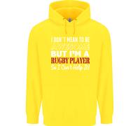 Non Voglio Essere Un Giocatore Di Rugby Divertente Felpa Per Bambini