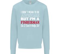 Non Voglio Essere Un Pescatore Felpa Per Bambini Ragazzi E Ragazze