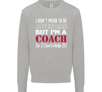 Non Voglio, Ma Sono Un Coach Di Rugby Per Bambini Felpa Maglione