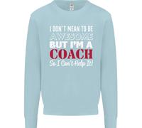 Non Voglio, Ma Sono Un Coach Di Rugby Per Bambini Felpa Maglione