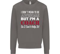 Non Voglio, Ma Sono Un Coach Di Rugby Uomo Sweatshirt Jumper