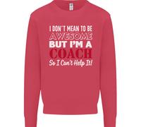 Non Voglio, Ma Sono Un Coach Di Rugby Uomo Sweatshirt Jumper