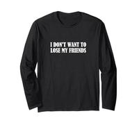 Non voglio perdere i miei amici Maglia a Manica